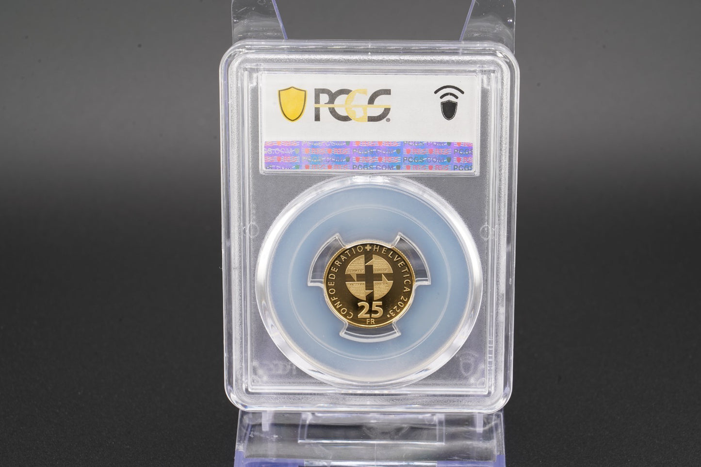 2023 Schweiz Schweizer Sprachenvielfalt 25 Franken Gold 900er PCGS PR70DCAM