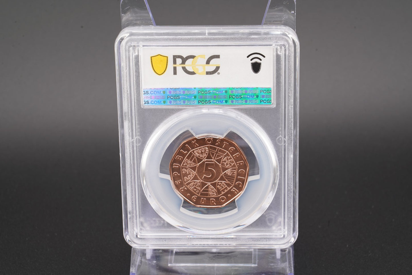 2025 Österreich Tanz dich frei - Grete Wiesenthal 5 Euro Kupfer PCGS MS67 RD