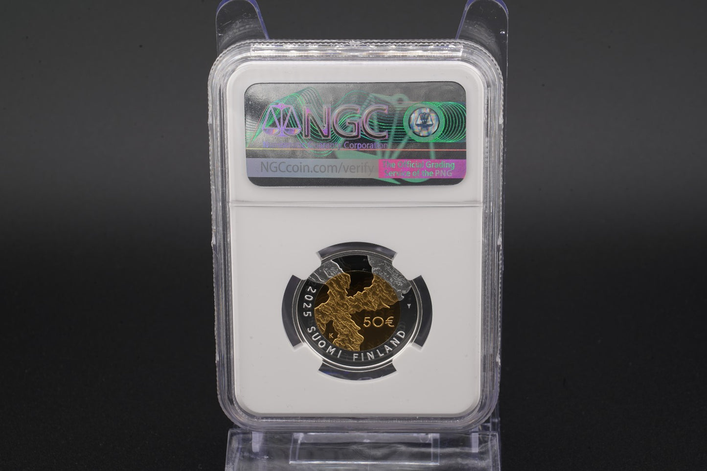 2025 Finnland 50 Euro Finnish Veterans Gold Proof NGC 70 Ultra Cameo Auflage 500
