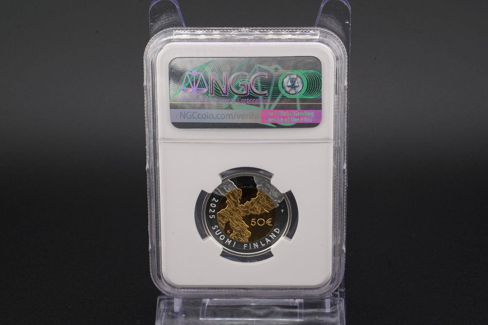 2025 Finnland 50 Euro Finnish Veterans Gold Proof NGC 70 Ultra Cameo Auflage 500