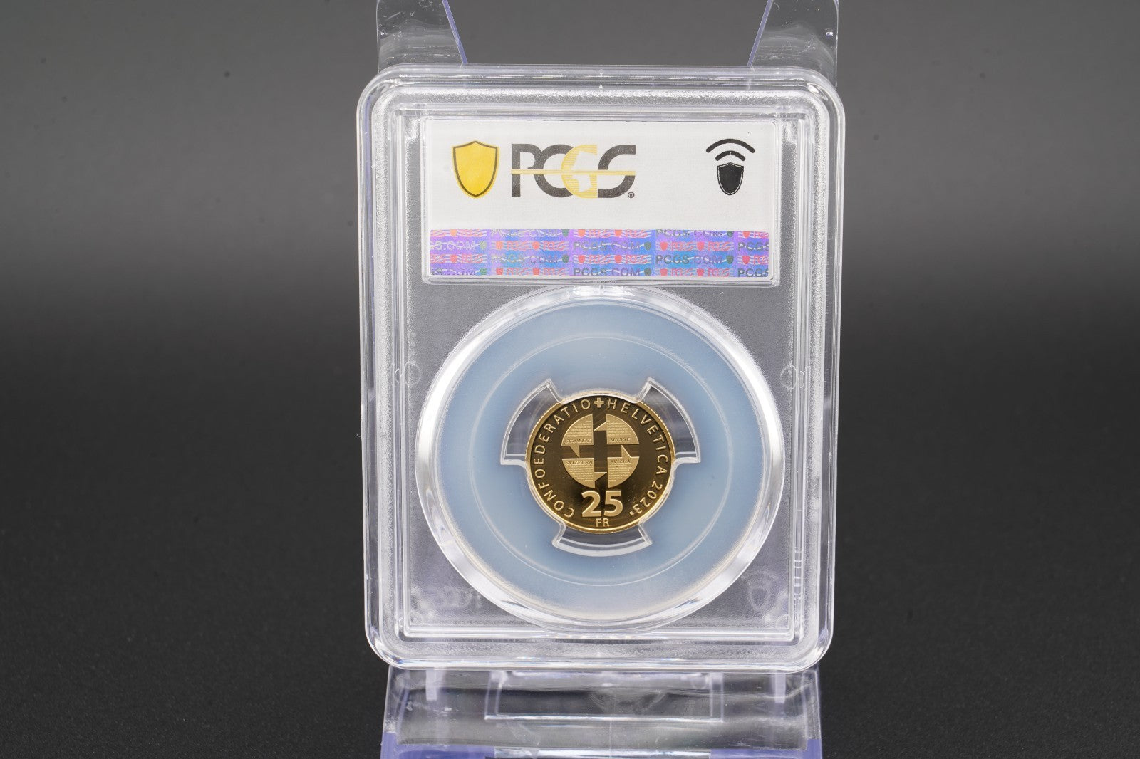 2023 Schweiz Schweizer Sprachenvielfalt 25 Franken Gold 900er PCGS PR70DCAM