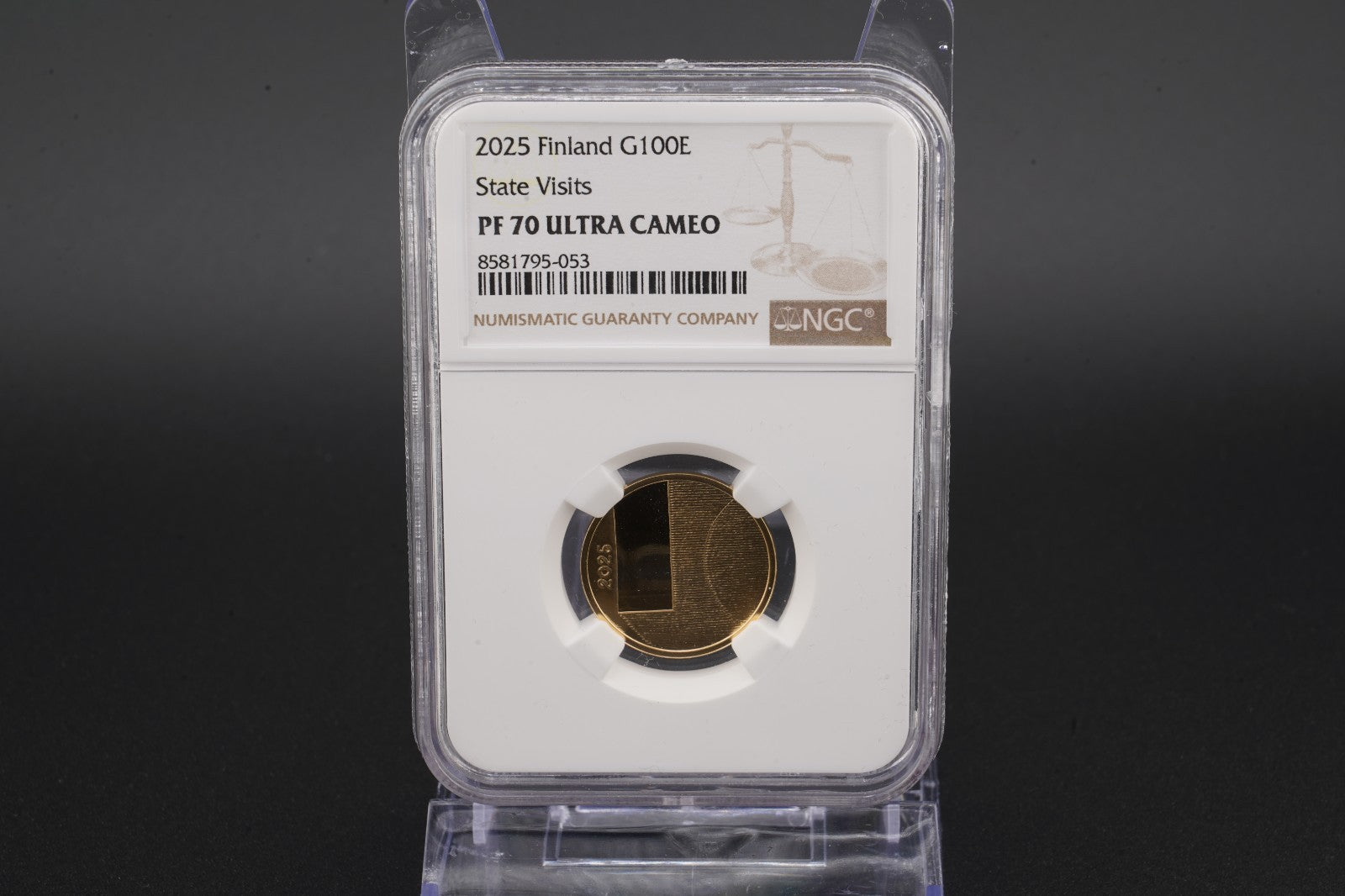 2025 FinnlandState Visits of Finland Gold Proof NGC 70 Ultra Cameo Auflage 600
