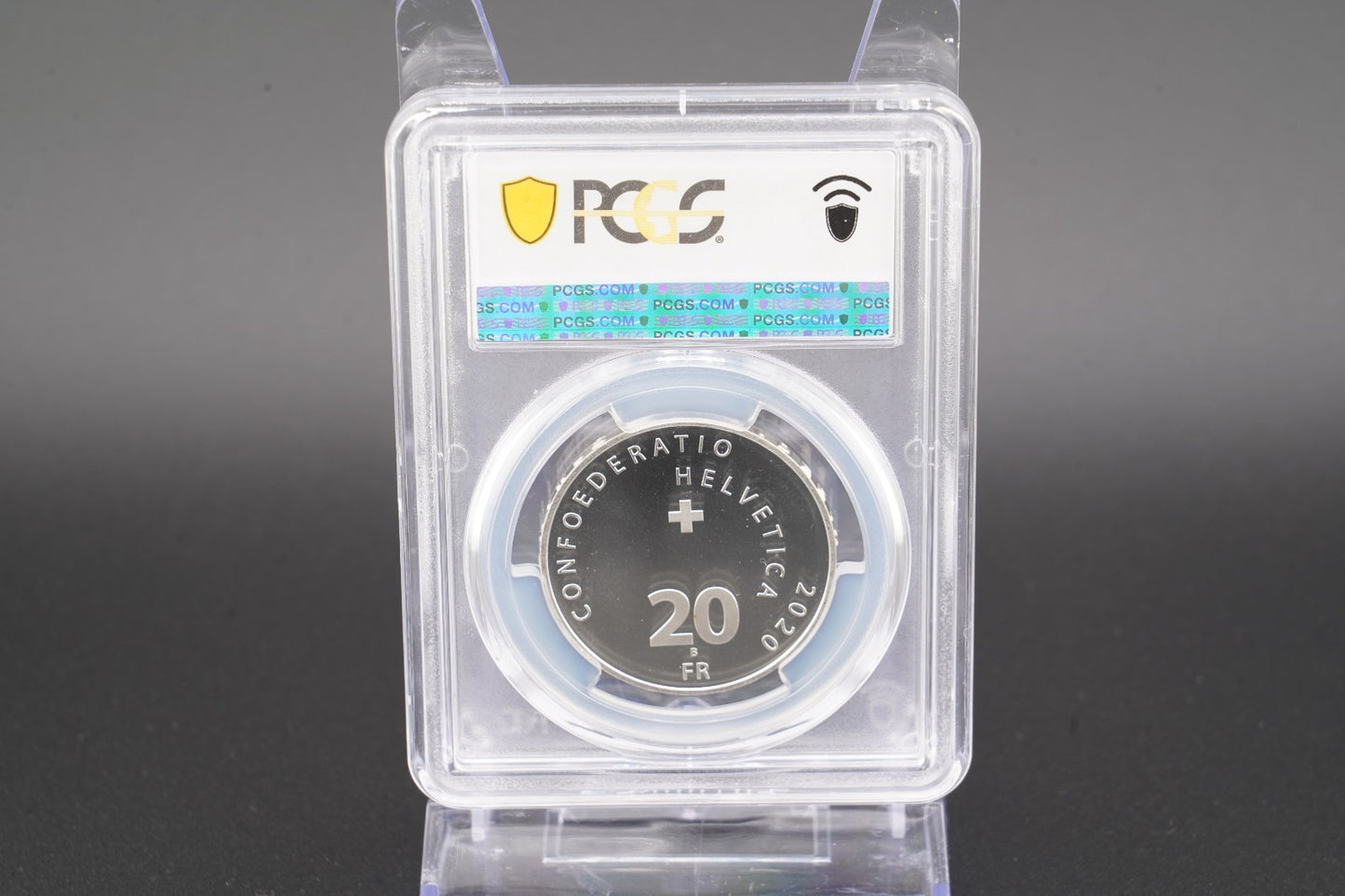 2020 Schweiz Roger Federer 20 Franken Silber PCGS MS69 Auflage 100.000