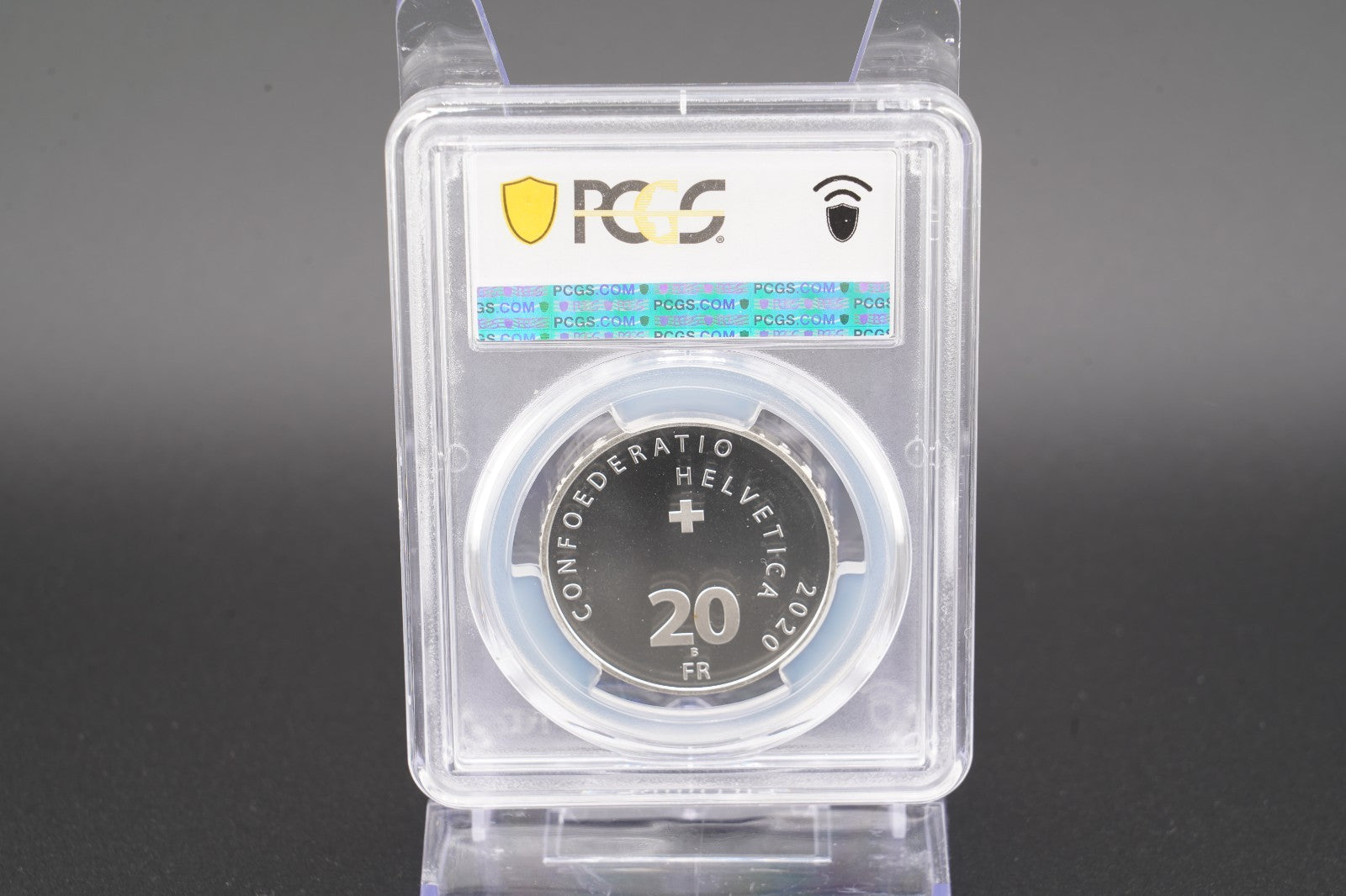 2020 Schweiz Roger Federer 20 Franken Silber PCGS MS69 Auflage 100.000
