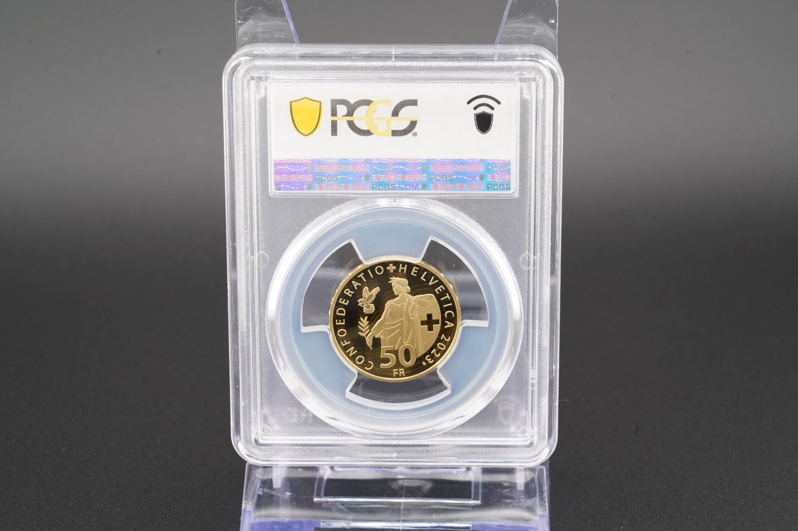 2023 Schweiz 175 J. Bundesverfassung 50 Franken Gold 900er PCGS PR70DCAM Proof