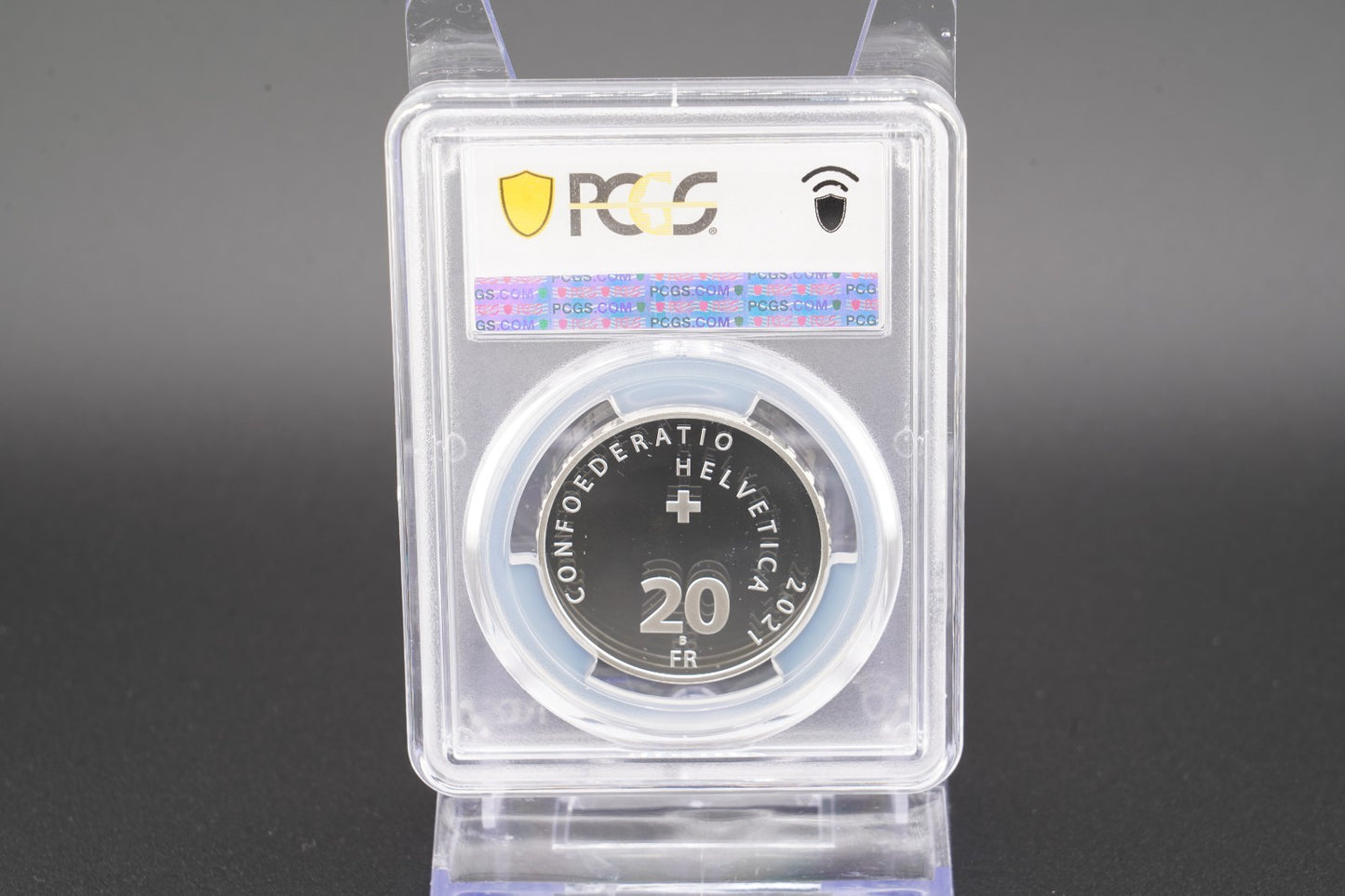 2021 Schweiz Illusion Viadukt des Lebens 20 Franken Silber PCGS PR69DCAM Proof